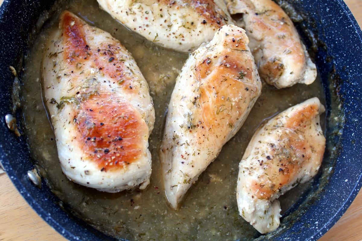 Φιλέτο κοτόπουλου με λεμόνι και άνηθο - iCooktoHeal Υγιεινές συνταγές για υγιείς ανθρώπους