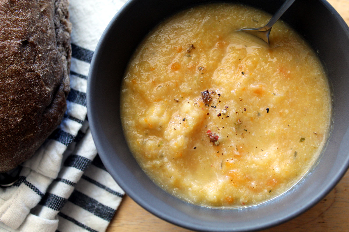 Vegan σούπα με κουνουπίδι και καρότο - iCooktoHeal Υγιεινές συνταγές για υγιείς ανθρώπους