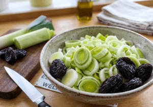 Πράσα με δαμάσκηνα - iCooktoHeal Υγιεινές συνταγές για υγιείς ανθρώπους