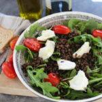 Σαλάτα με φακές beluga και μοτσαρέλα - iCooktoHeal Υγιεινές συνταγές για υγιείς ανθρώπους