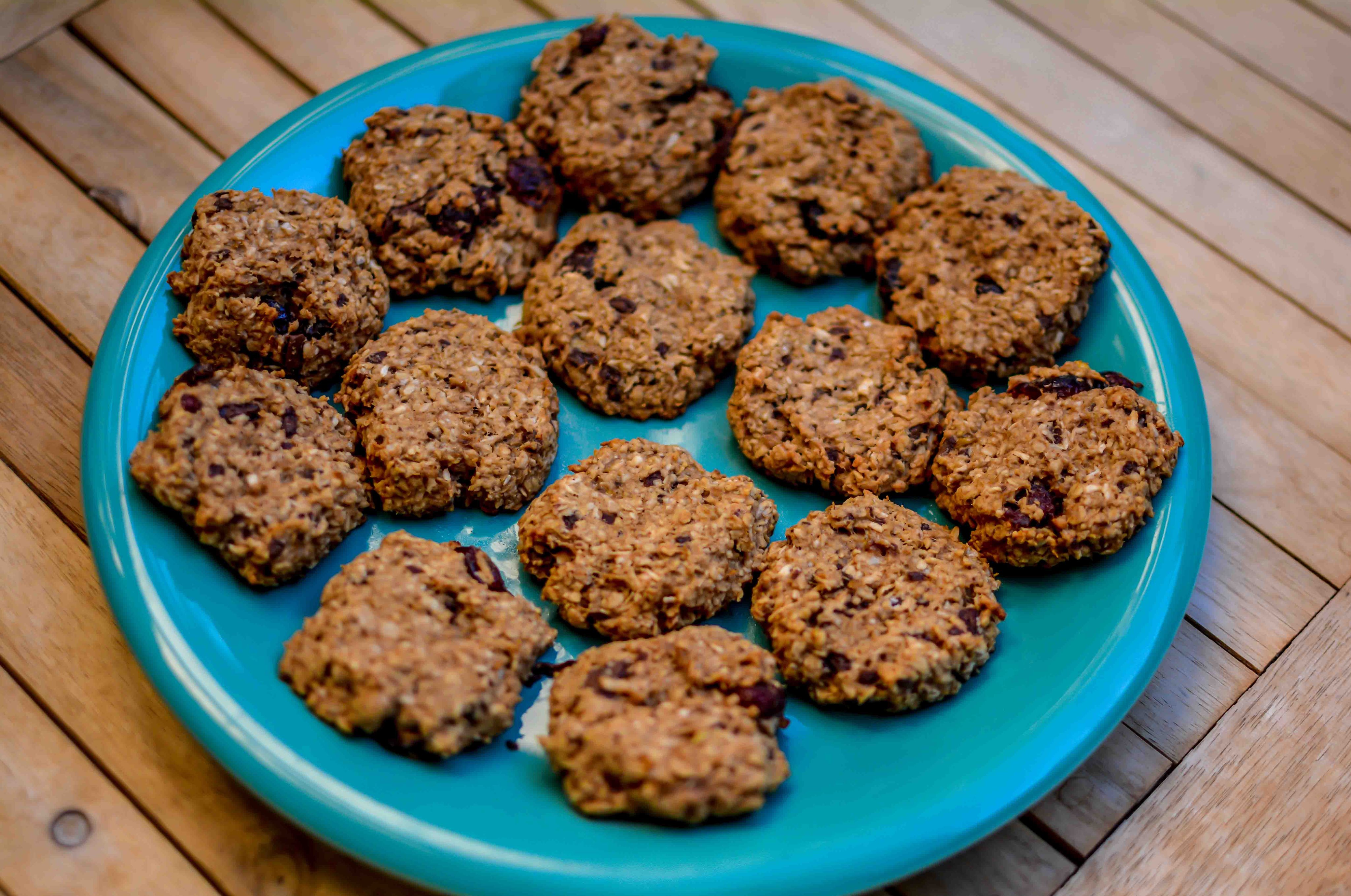 Cookies βρώμης με μπανάνα και σοκολάτα - iCooktoHeal Υγιεινές συνταγές για υγιείς ανθρώπους