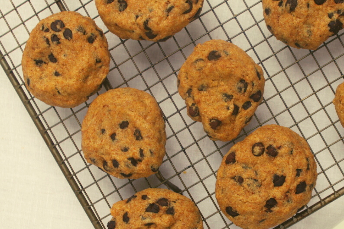 Cookies με σοκολάτα χωρίς ζάχαρη - iCooktoHeal Υγιεινές συνταγές για υγιείς ανθρώπους