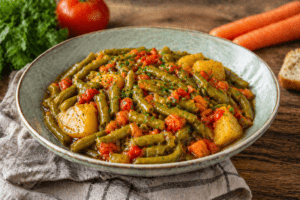 Φασολάκια γιαχνί με ποικιλία λαχανικών - iCooktoHeal Υγιεινές συνταγές για υγιείς ανθρώπους