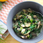 Mushrooms Fricassee - iCooktoHeal Υγιεινές συνταγές για υγιείς ανθρώπους