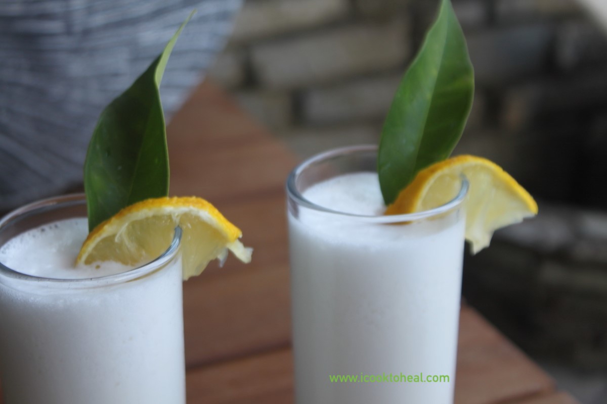Λεμονάδα σπιτική με γάλα καρύδας - iCooktoHeal Υγιεινές συνταγές για υγιείς ανθρώπους