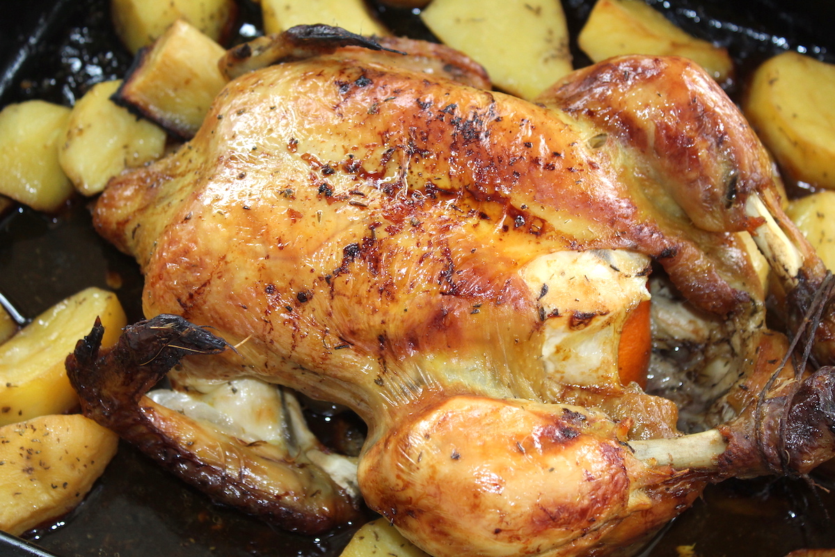 Αρωματικό κοτόπουλο με πατάτες στον φούρνο - iCooktoHeal Υγιεινές συνταγές για υγιείς ανθρώπους