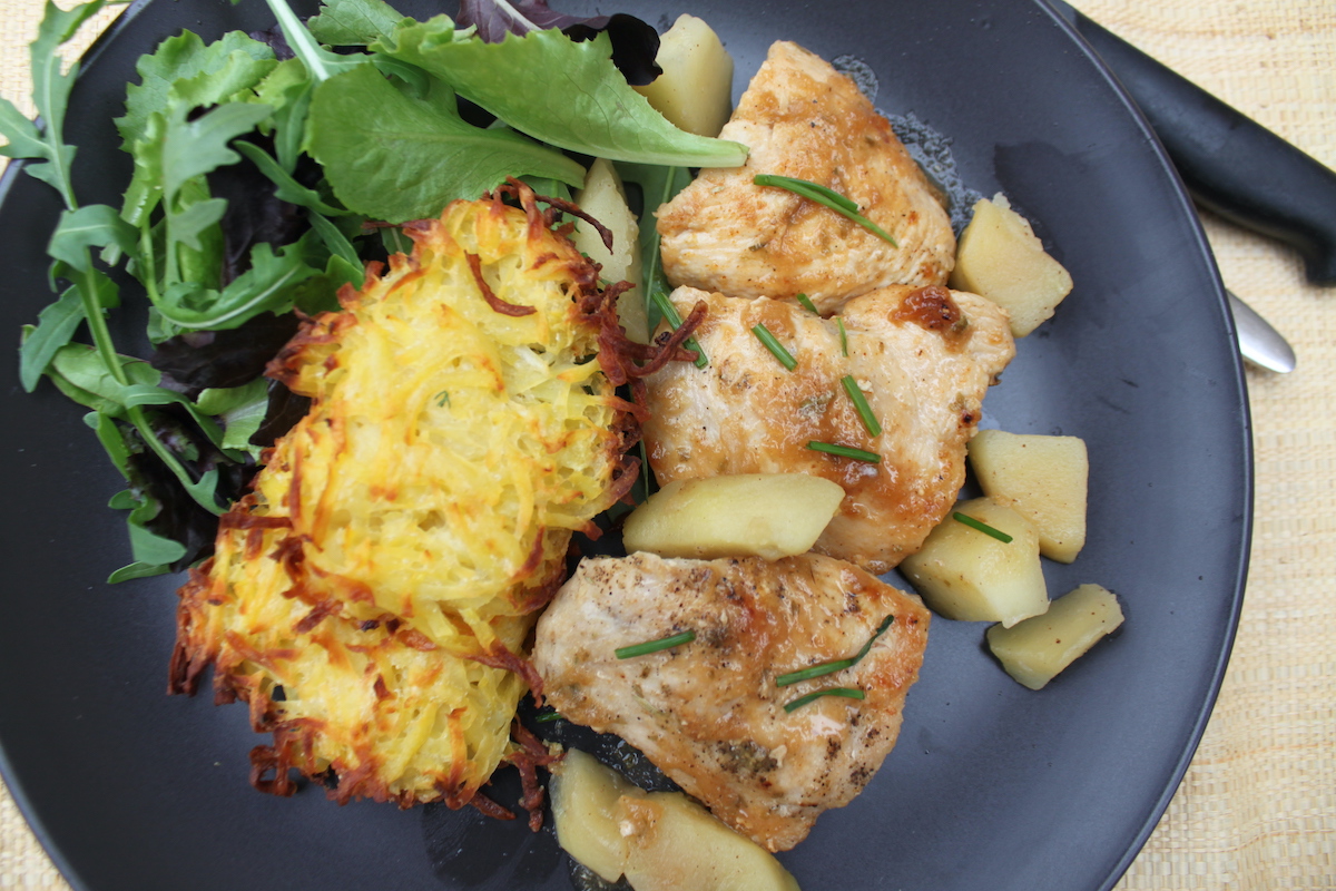Κοτόπουλο με μήλα και δεντρολίβανο - iCooktoHeal Υγιεινές συνταγές για υγιείς ανθρώπους