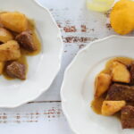 Μοσχαράκι λεμονάτο με πατάτες ελαφρύ