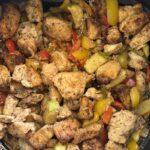 κοτόπουλο με λαχανικά στο air fryer