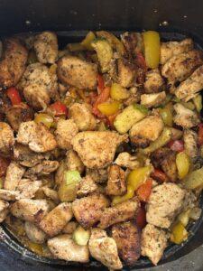 κοτόπουλο με λαχανικά στο air fryer