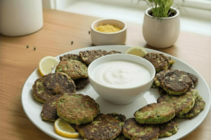 Κολοκυθοκεφτέδες στο air fryer με φέτα και δυόσμο - iCooktoHeal Υγιεινές συνταγές για υγιείς ανθρώπους