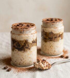 Τιραμισού Overnight Oats - iCooktoHeal Υγιεινές συνταγές για υγιείς ανθρώπους